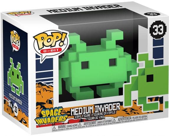 Medium Invader Vert – 8-bit