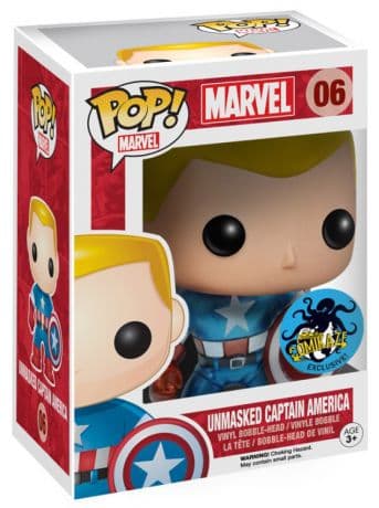 Captain America sans masque - Métallique