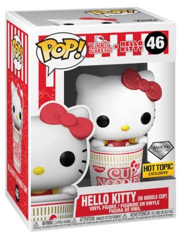 Hello Kitty dans une tasse de nouilles – Diamant