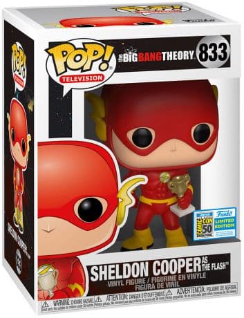 Sheldon Cooper déguisé en Flash