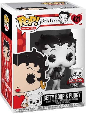 Betty Boop & Pudgy – Noir et Blanc