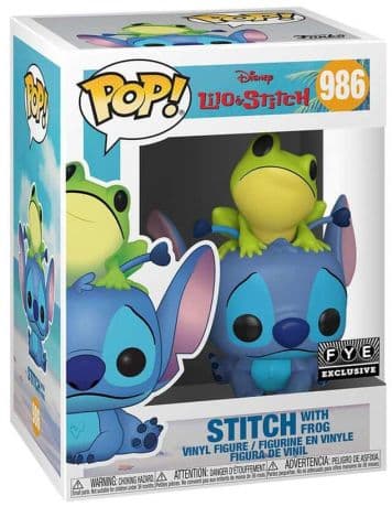 Stitch avec grenouille