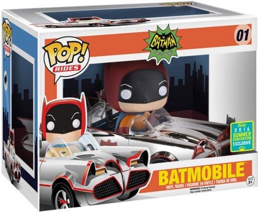 Batman avec Batmobile – Chrome