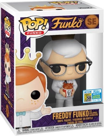 Freddy Funko en Colonel Sanders