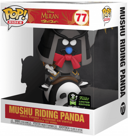 Mushu Chevauchant un Panda – 15 cm
