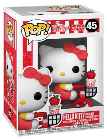 Hello Kitty sur un vélo