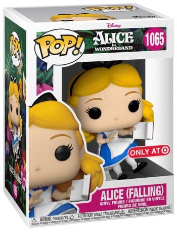 Alice tombant