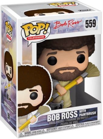 Bob Ross avec Pinceau