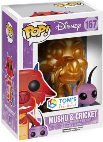 Mushu avec Cri-Kee – Métallique Or