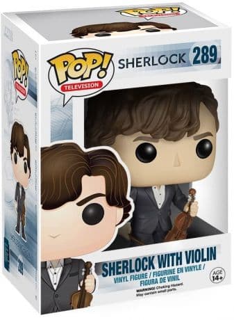 Sherlock Holmes avec violon