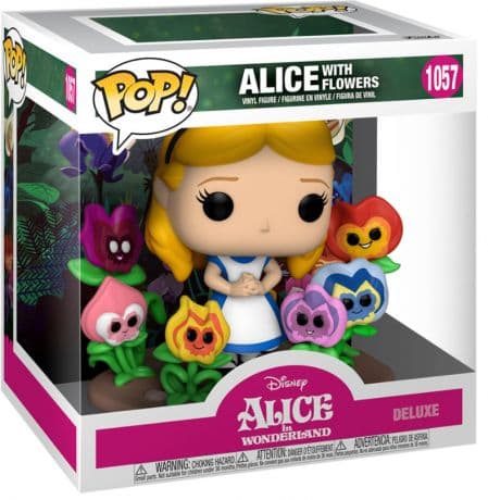 Alice avec fleurs