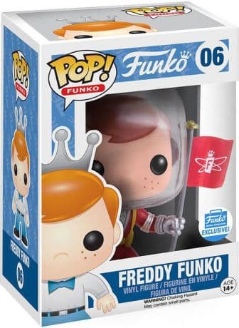 Freddy Funko avec Drapeau (Astronaute)