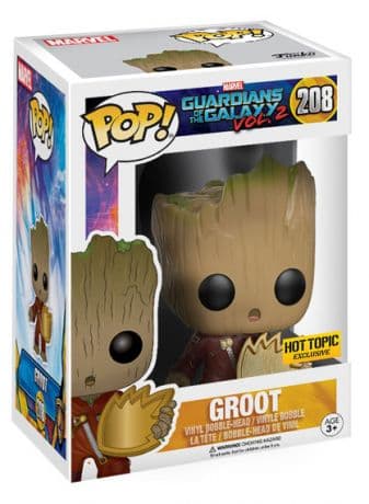 Groot avec une pièce