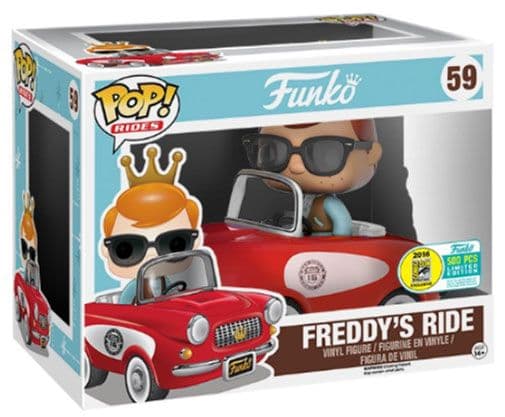 Freddy en Voiture rouge
