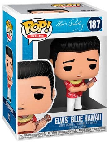 Elvis Hawaï bleu