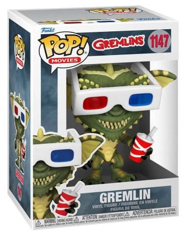 Gremlin avec lunettes 3D