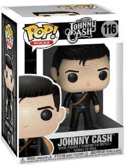 Johnny Cash guitare derrière son dos