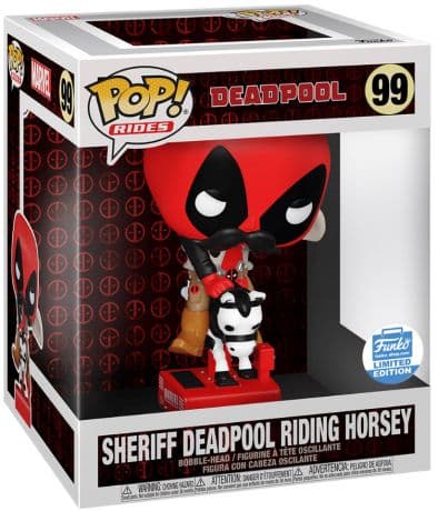 Sheriff Deadpool Riding Horsey