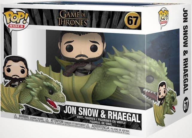 Jon Snow avec Rhaegal