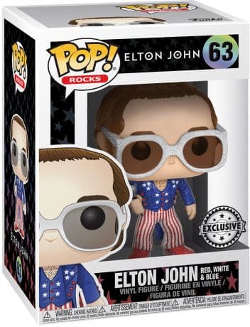 Elton John Rouge, Blanc & Bleu – Pailleté
