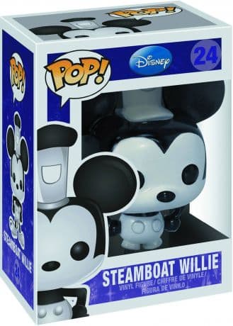 Willie sur Bateau à vapeur – Noir & Blanc