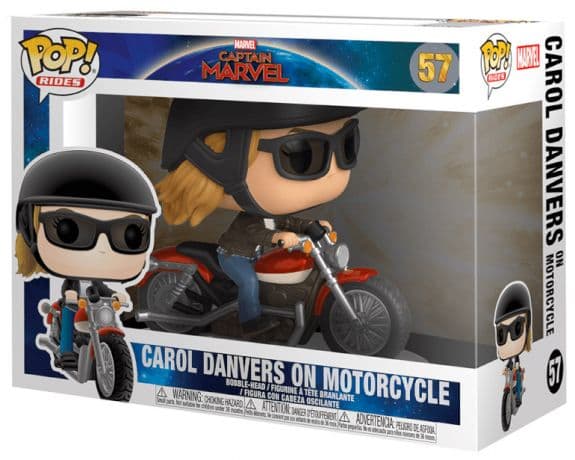 Carol Danvers sur moto