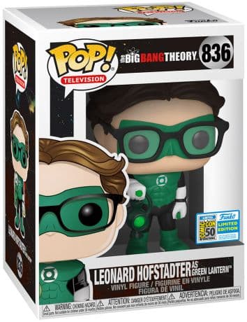 Leonard Hofstadter déguisé en Green Lantern