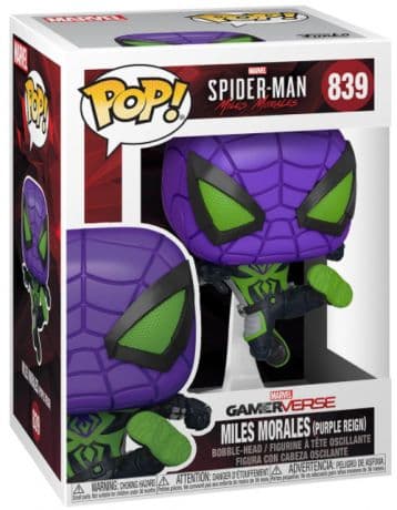 Miles Morales Menace Violette