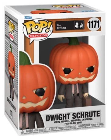 Dwight tête de citrouille