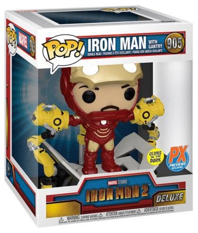 Iron Man MKIV with Gantry Glow in the Dark