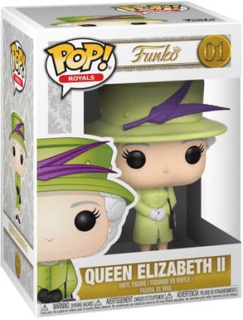 Queen Elizabeth II avec Tenue Verte