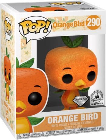 Oiseau Orange – Pailleté