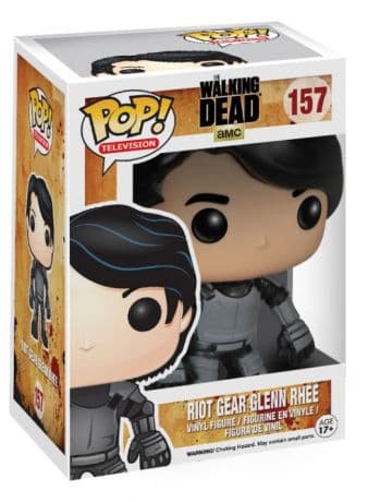 Glenn Rhee en tenue anti-émeute