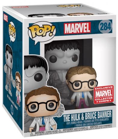 Hulk Gris & Brcuce Banner - 2 pack - 15 cm