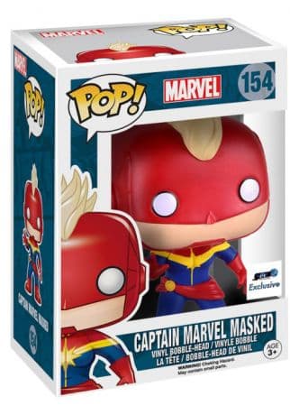 Captain Marvel masquée