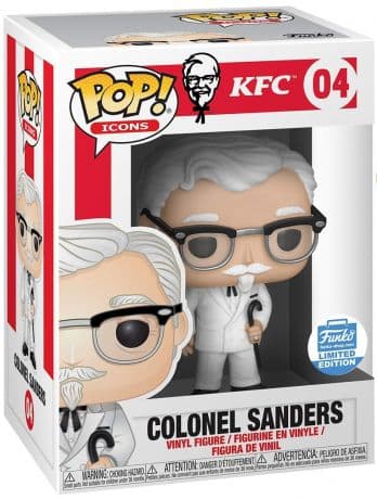 Colonel Sanders avec Canne KFC
