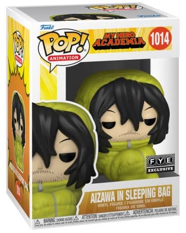 Aizawa dans sac de couchage