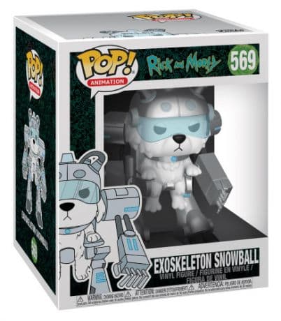 Snowball avec exosquelette - 15 cm