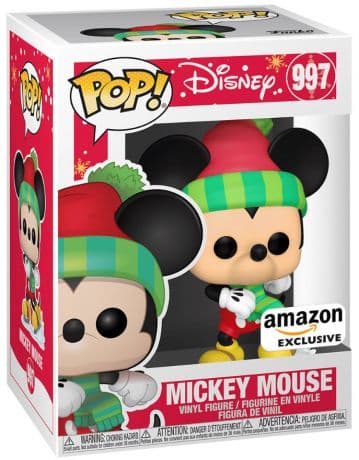 Mickey Mouse patinage sur glace