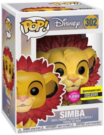 Simba avec Crinière de Feuilles – Floqué