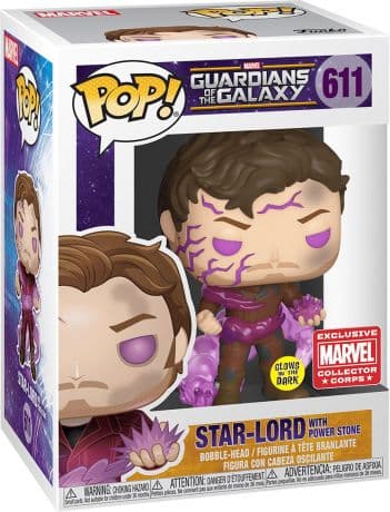 Star-Lord avec Pierre de Pouvoir – Brillant dans le noir