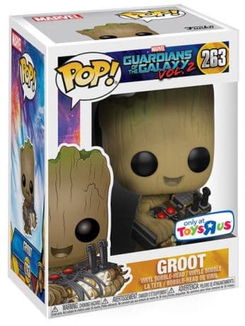 Groot avec une bombe