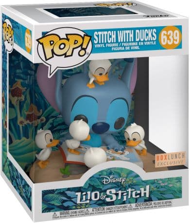 Stitch avec Canards - 15 cm