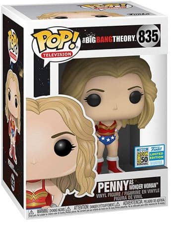 Penny déguisée en Wonder Woman