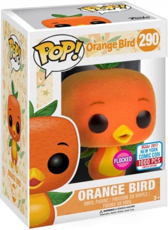 Oiseau Orange – Floqué
