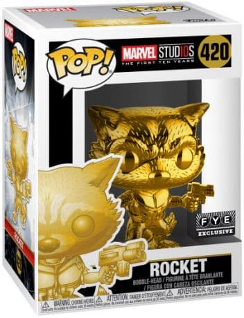 Rocket Raccoon – Chromé Or