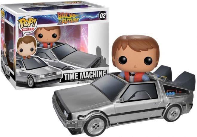 Marty McFly dans DeLorean