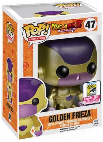 Golden Freezer - Yeux Noirs - Métallique Or (DBZ)