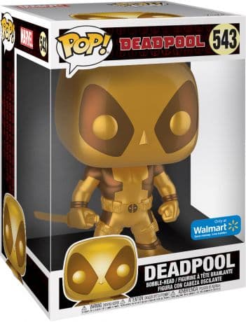 Deadpool - Métallique Or & 25 cm