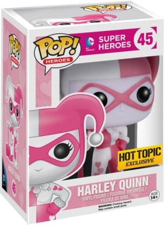 Harley Quinn avec Costume Rose & Blanc